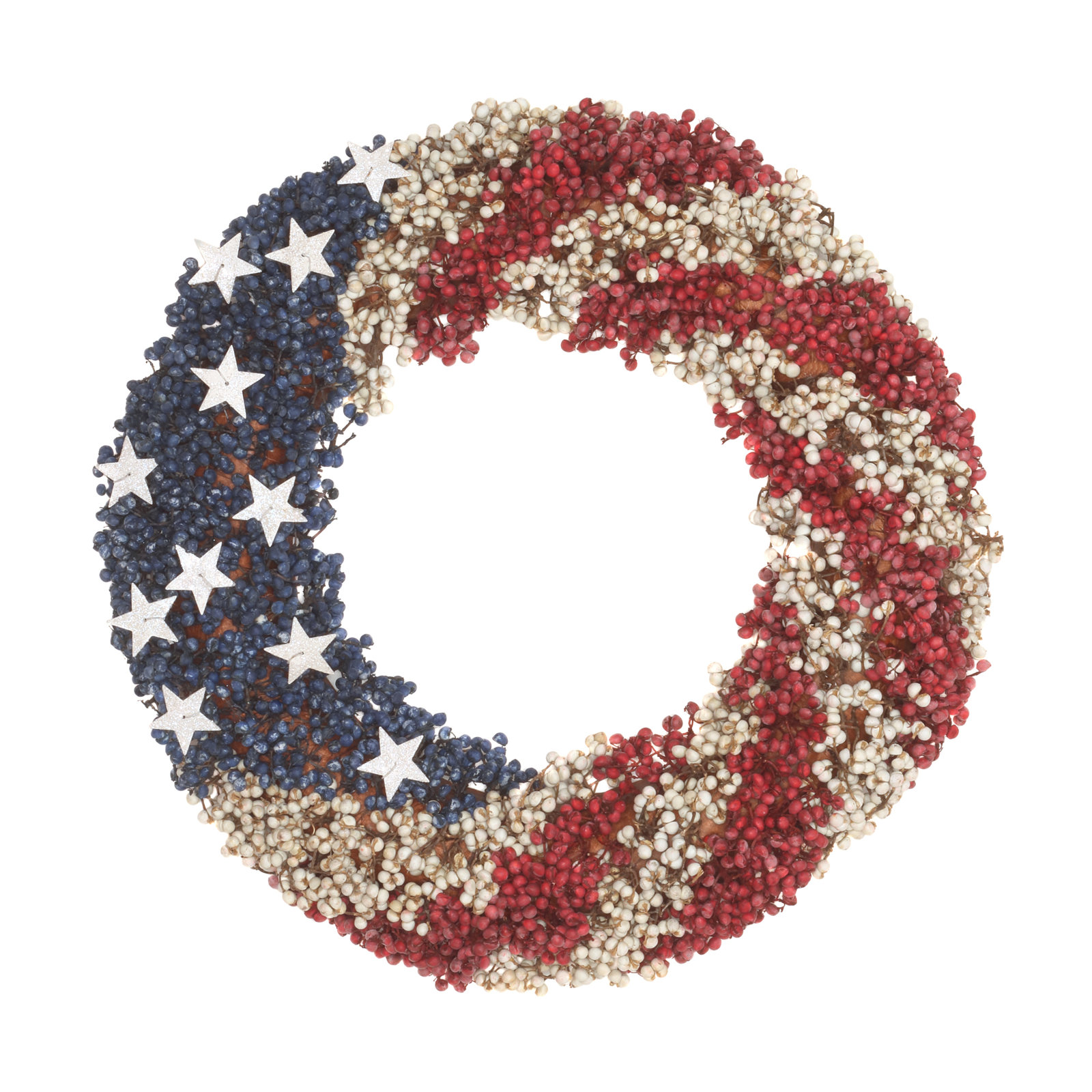 The Holiday Aisle? Handcrafted Faux Berry Foam 19.3'' Wreath